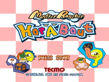 Monster Rancher Hop-A-Bout (US) screen shot title